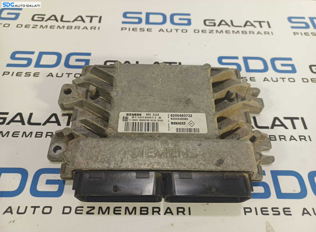 ECU Calculator Motor Siemens Renault Dacia Logan 1.4 Benzina 2004 - 2012 Cod 8200483732 8200298163 S110140000A [L1200]