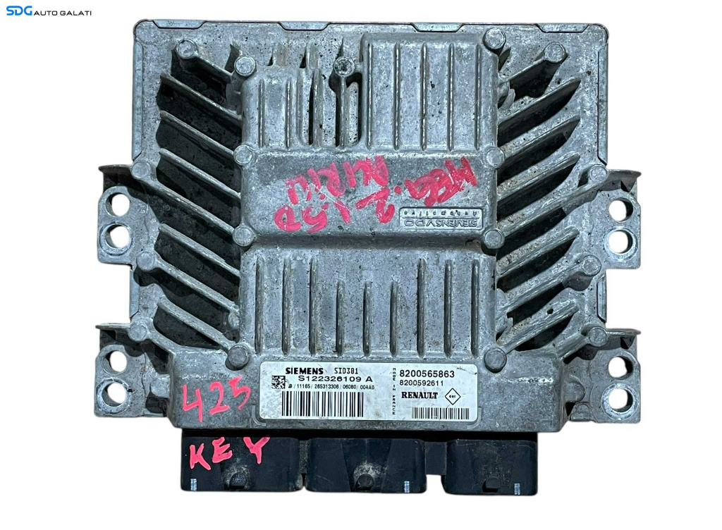 ECU Calculator Motor Siemens Renault Scenic 2 1.5 dCi 2003 - 2009 Cod 820056586 8200592611 [LR0073] [LR0074]