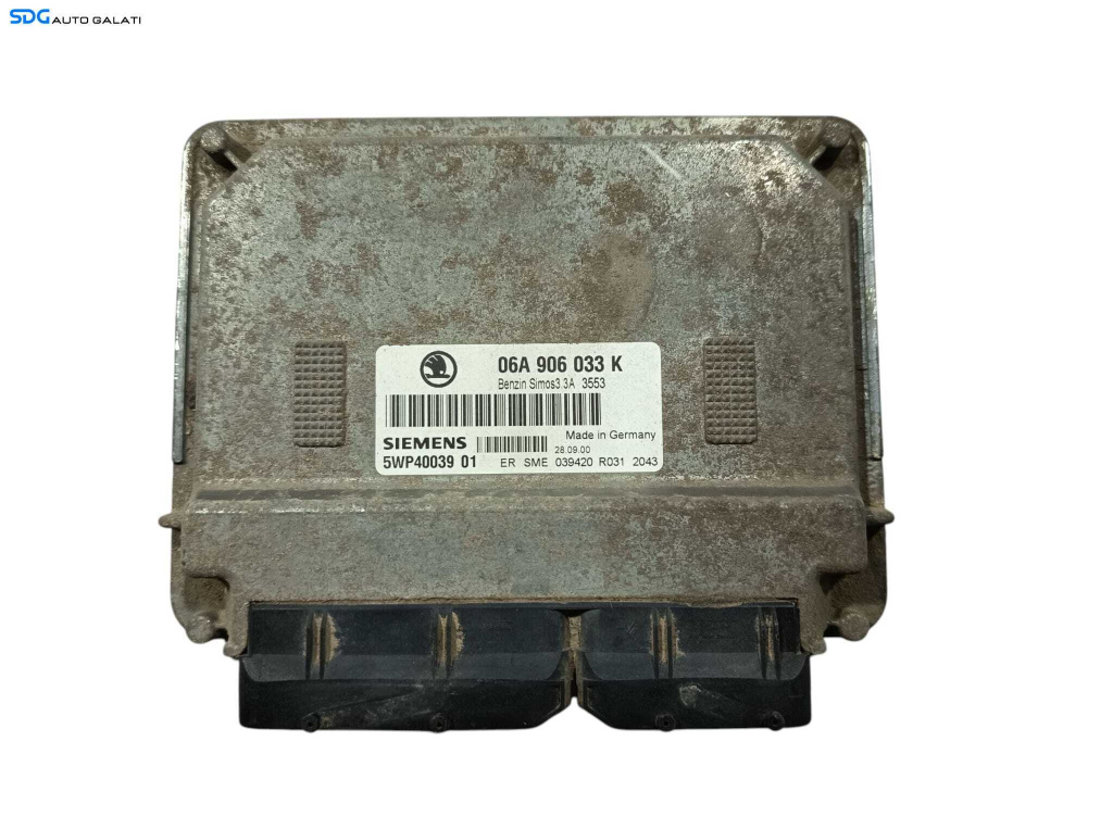 ECU Calculator Motor Siemens Skoda Octavia 1 1.6 SR Benzina 1998 - 2010 Cod 06A906033K 5WP4003901 [LC1745] [LC1746]