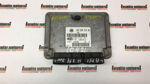 ECU Calculator Motor SKODA FABIA, 036906034BK, 6160048919, IAW4LVC,