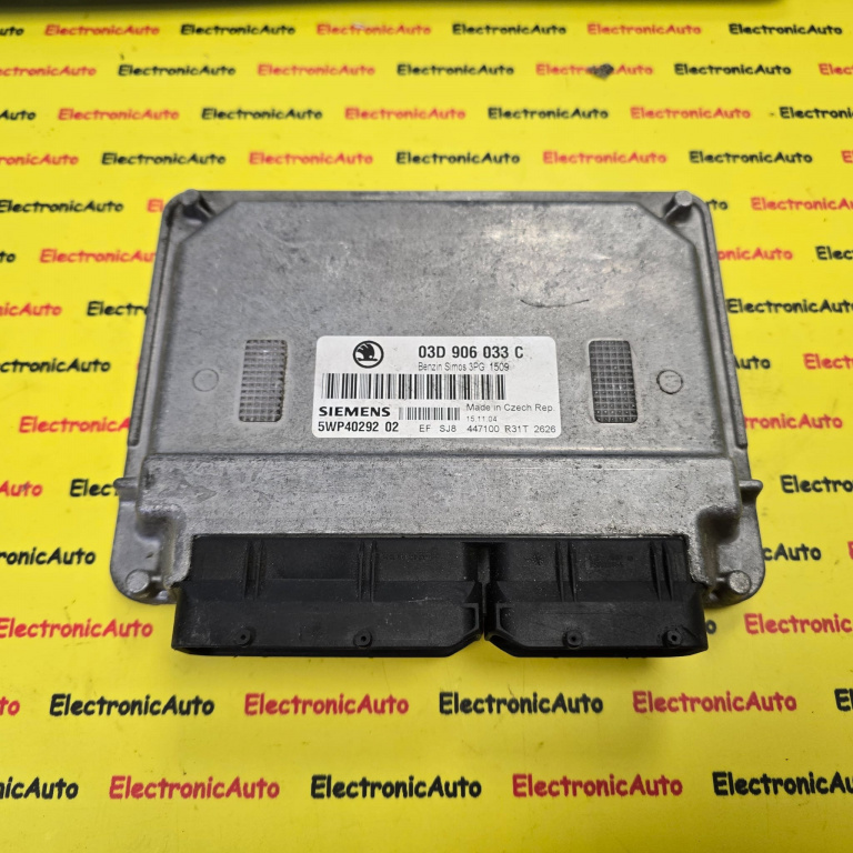 ECU Calculator motor Skoda Fabia, 03D906033C, 5WP4029202