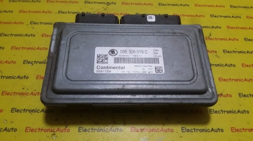 ECU Calculator motor Skoda Fabia 03E906019C, 5WA11004