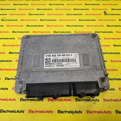 ECU Calculator Motor SKODA FABIA, 03E906023Q, 03E906023, 5WP4085304, SIMOS91,