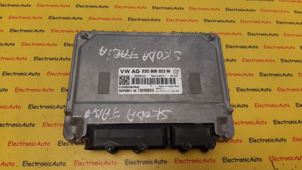 ECU Calculator motor Skoda Fabia 1.2 03D906023M, 5WP4091105