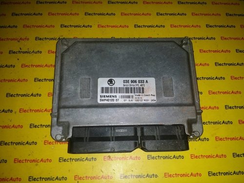 ECU Calculator motor Skoda Fabia 1.2 03E906033A, 5WP4012007