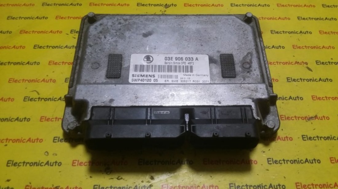 ECU Calculator motor Skoda Fabia 1.2 03E906033A, 5WP4012005