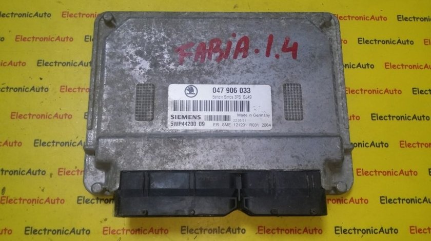 ECU Calculator motor Skoda Fabia 1.4 047906033, 5WP44200 09