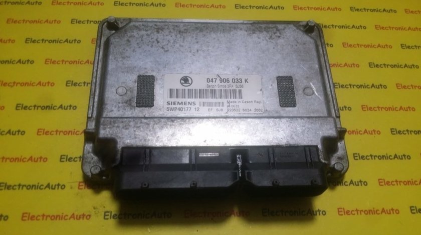 ECU Calculator motor Skoda Fabia 1.4 047906033K, 5WP4017712