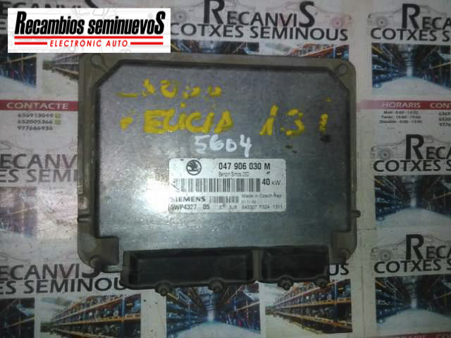 ECU Calculator Motor SKODA FELICIA, 047906030M, 5WP432705,