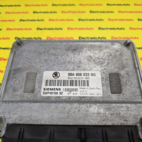 ECU Calculator motor Skoda Octavia, 06A906033BG, 5WP4015602,