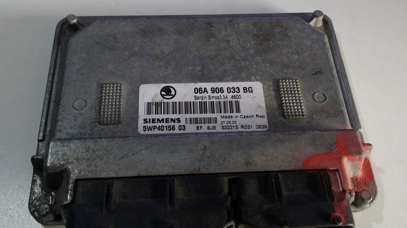 ECU Calculator motor Skoda Octavia 1.6 06A906033BG SIMOS 3.3A BFQ