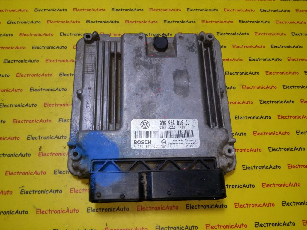 ECU Calculator motor Skoda Octavia 1.9 tdi 0281011883, 03G906016DJ