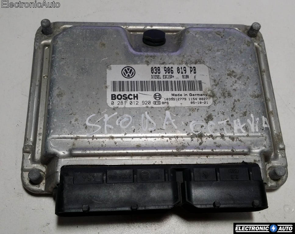 ECU Calculator motor Skoda Octavia 1.9 tdi 0281012920 038906019PB
