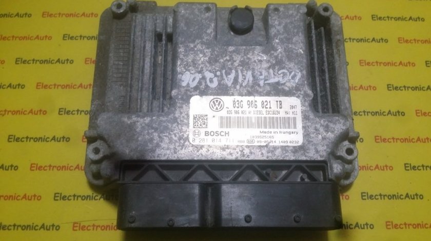 ECU Calculator motor Skoda Octavia 1.9 tdi 0281014711, 03G906021TB