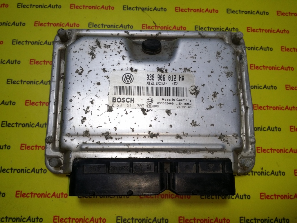 ECU Calculator motor Skoda Octavia 1.9TDI 0281011309, 038906012HA