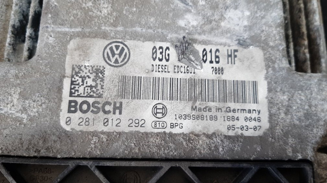 Ecu calculator motor skoda octavia 2 2.0 tdi 0281012292 03G906016HF