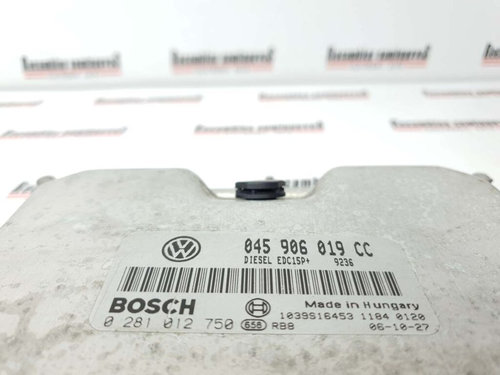 ECU Calculator Motor SKODA ROOMSTER, 0281012750, EDC15P+, 045906019CC,