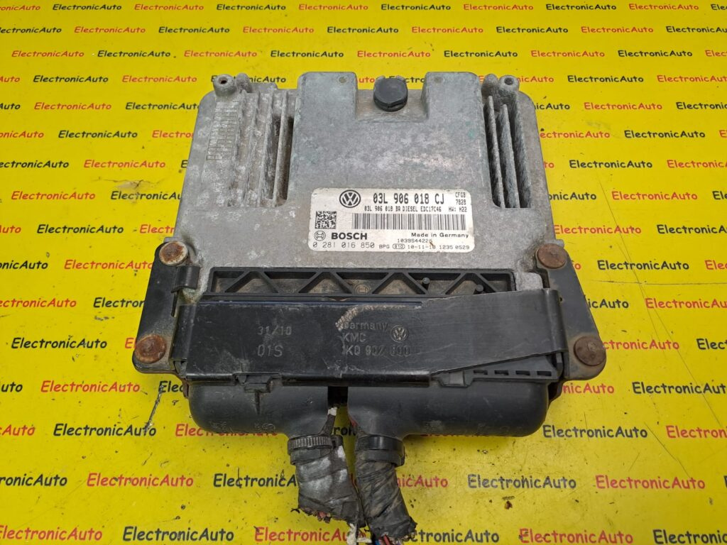 ECU Calculator motor Skoda SUPERB, 0281016850, 03L906018CJ, EDC17C46,