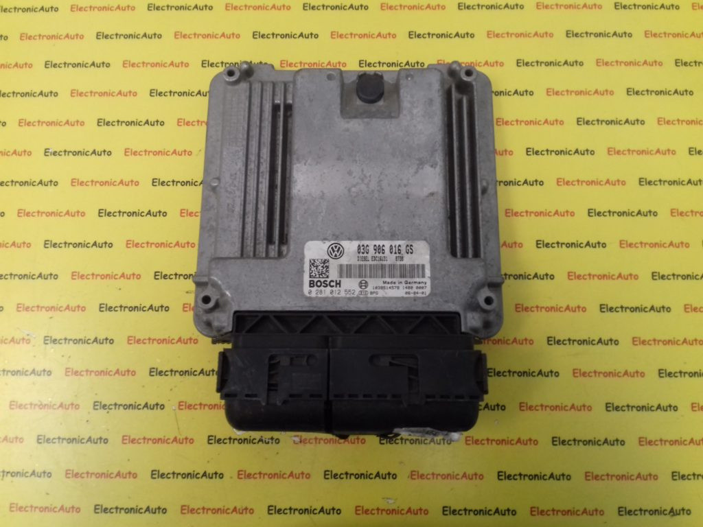 ECU Calculator Motor Skoda Superb 1.9 tdi, 0281012552, 03G906016GS