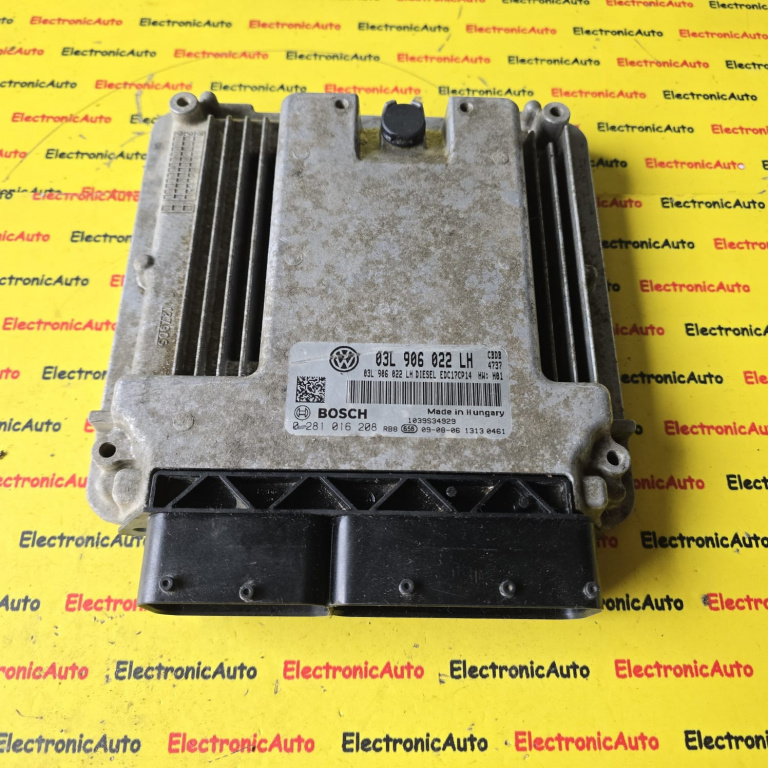 ECU Calculator motor SKODA YETI, 0281016208, 03L906022LH,