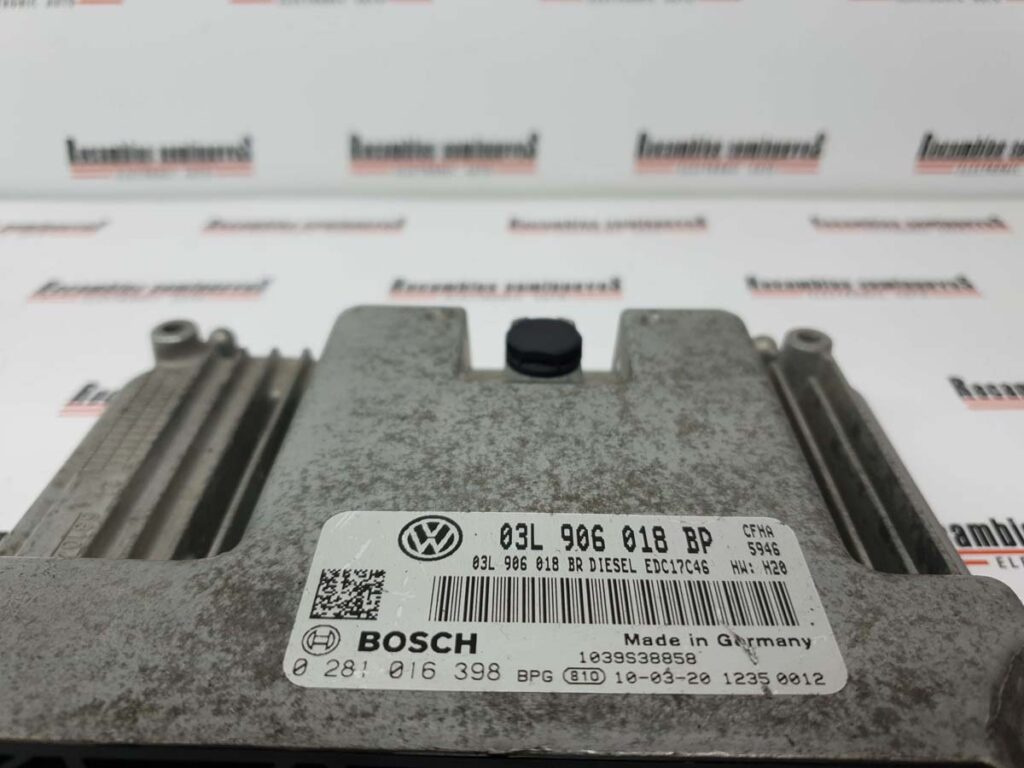 ECU Calculator Motor SKODA YETI, 0281016398, EDC17C46, 03L906018BP, 03L906018BR,