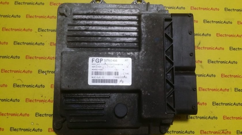 ECU Calculator motor Suzuki Wagon 1.3CDTI 55192498, 7160002800