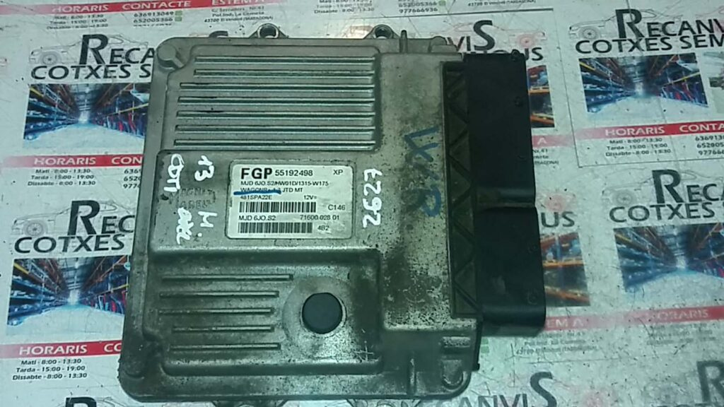 ECU Calculator Motor SUZUKI WAGON R, 7160002801, 55192498, MJD6JOS2, HW01D,