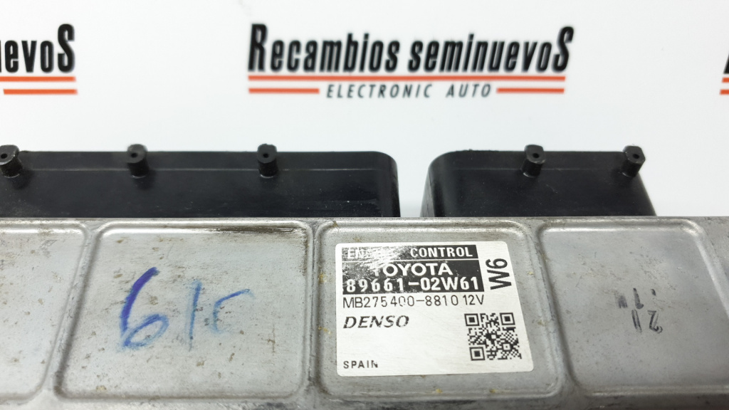 ECU Calculator Motor TOYOTA AURIS, 8966102W61, MB2754008810,