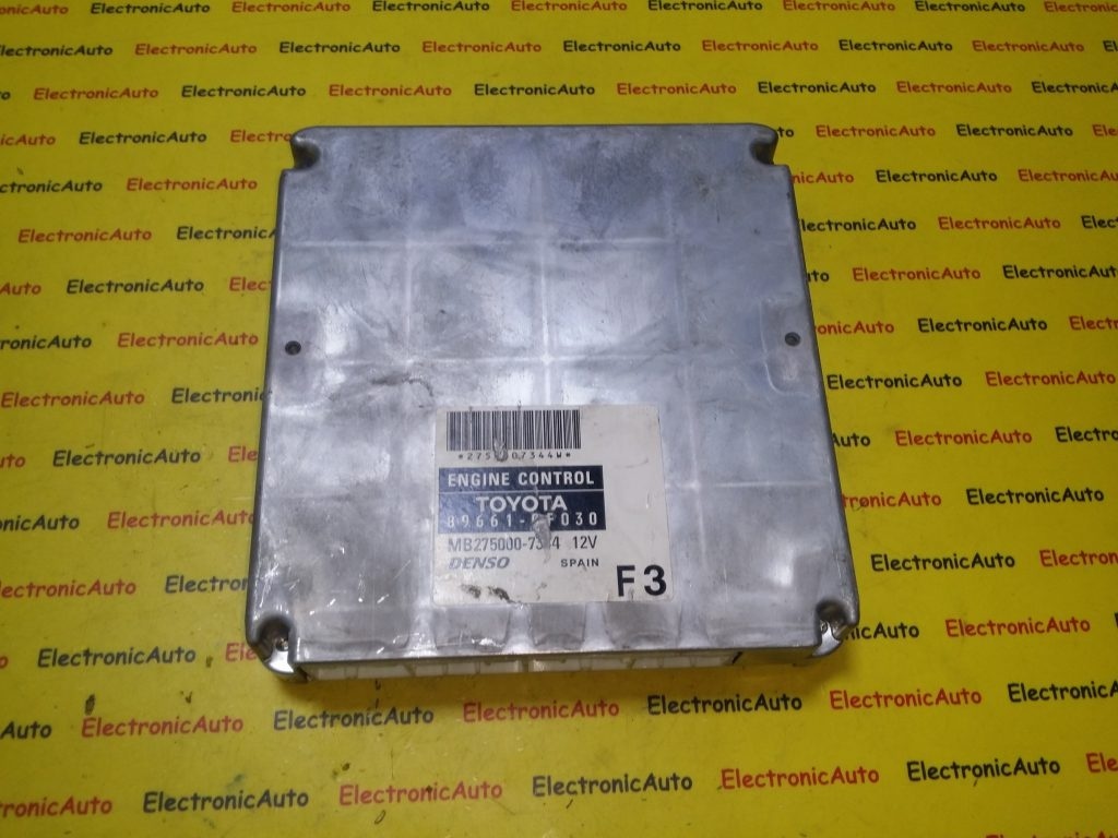 ECU Calculator motor Toyota Avensis 1.8 89661-0F030, MB275000-7344