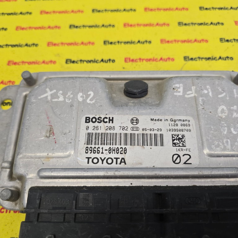 ECU Calculator motor Toyota Aygo, 0261208702, 896610H020,