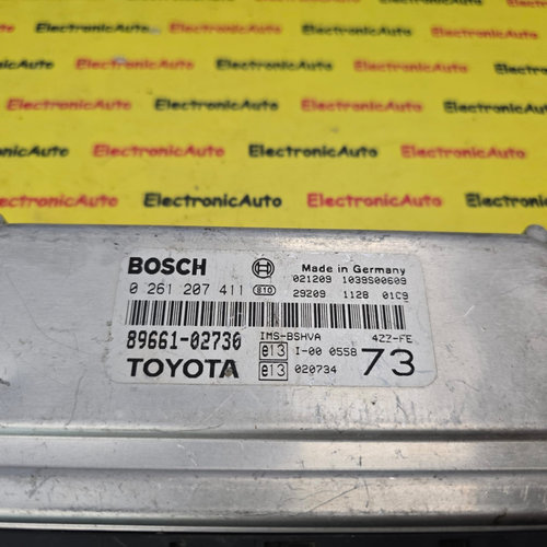 ECU Calculator Motor TOYOTA COROLLA, 0261207411, 8966102730, 055873,