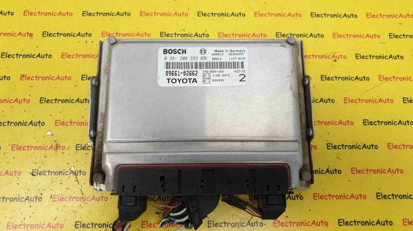 ECU Calculator Motor Toyota Corolla 1.4 (4ZZ-FE), 0261206229, 89661-02663