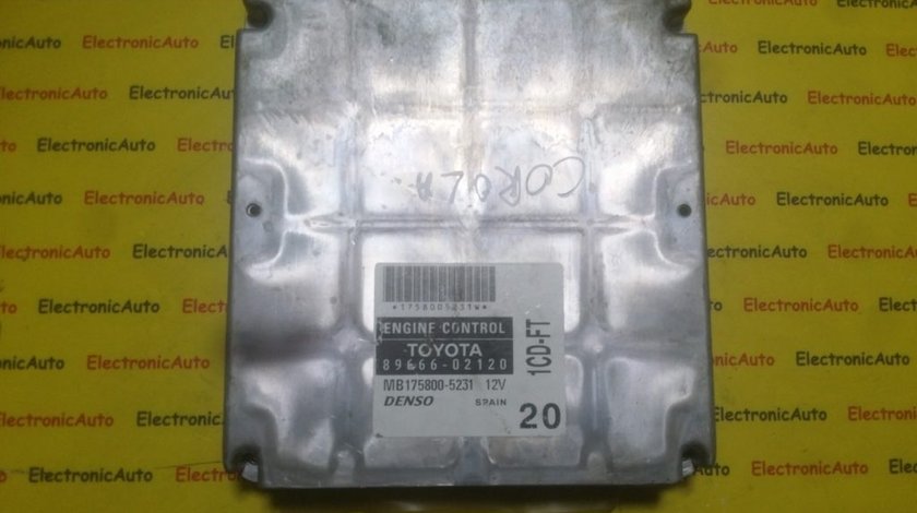 ECU Calculator motor Toyota Corolla 2.0 8966602120, MB1758005231