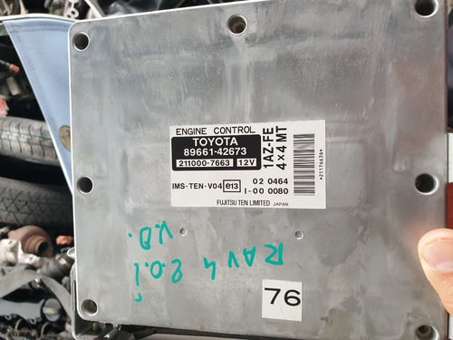 ECU Calculator Motor Toyota Rav 4 2.0 89661-42673
