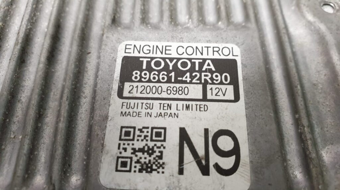 ECU Calculator Motor Toyota Rav 4, 89661-42R90, 212000-6980
