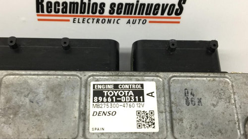 ECU Calculator Motor TOYOTA YARIS, 896610D311, MB2753004760,
