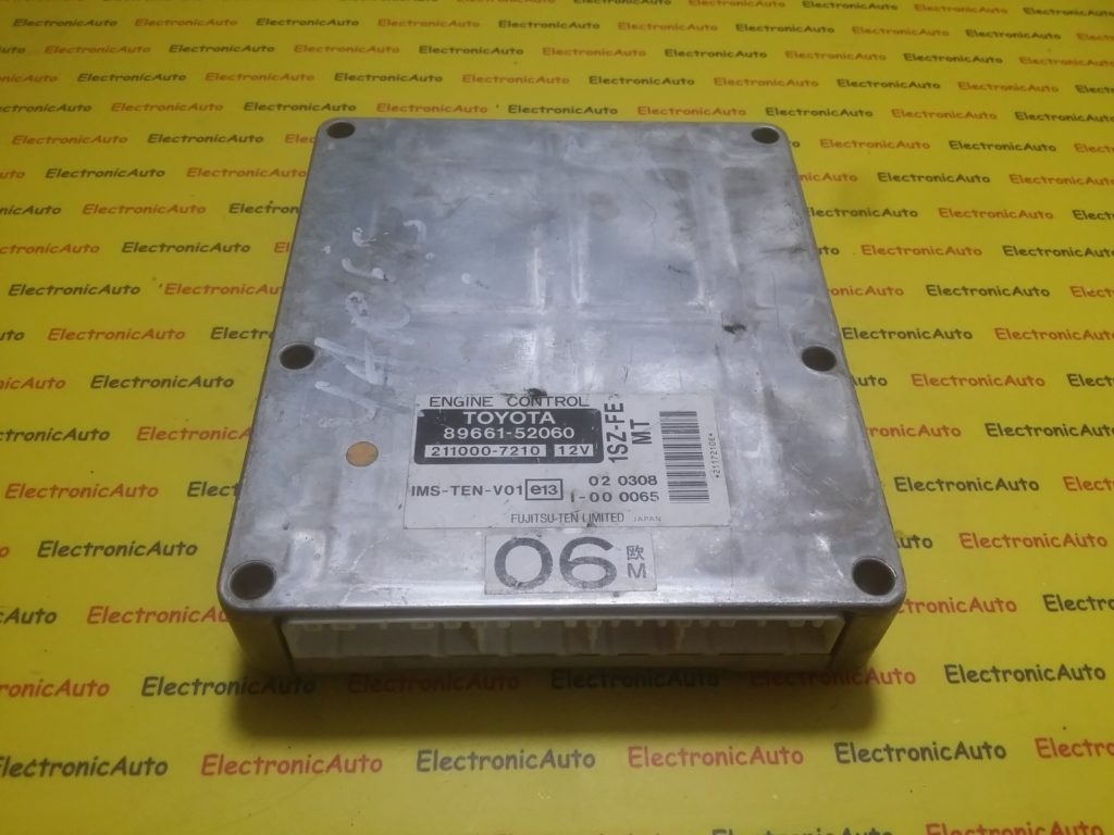ECU Calculator motor TOYOTA YARIS 8966152060, 2110007210