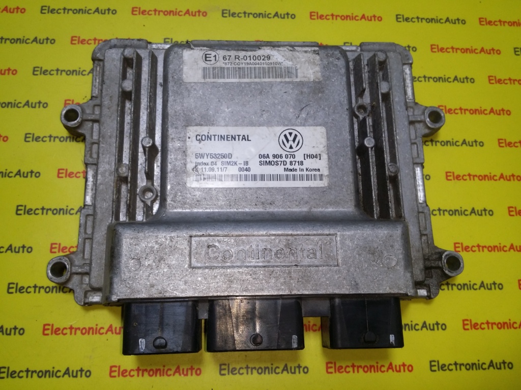 ECU Calculator motor VAG 06A906070, 5WY53250D