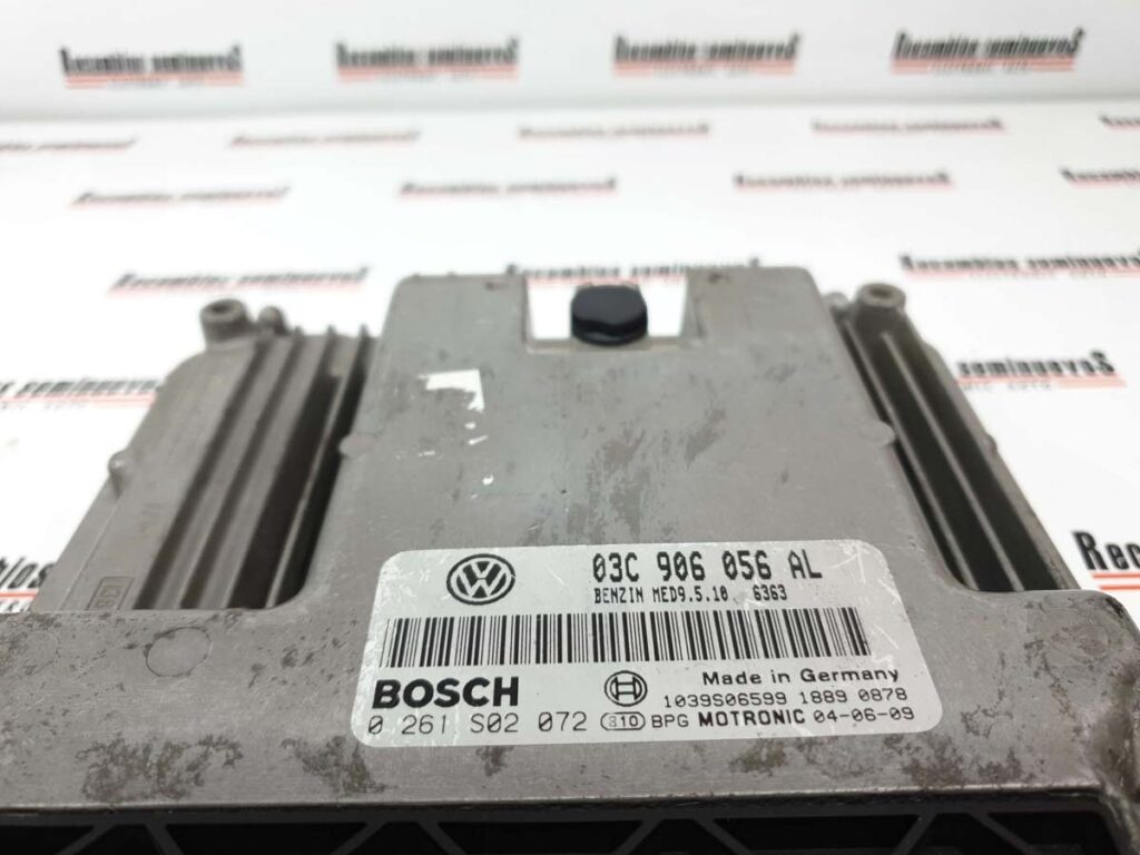 ECU Calculator Motor VOLKSWAGEN GOLF, 0261S02072, MED9510, 03C906056AL,