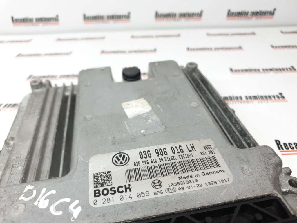 ECU Calculator Motor VOLKSWAGEN GOLF, 0281014059, EDC16U1, 03G906016LH, 03G906016DR,