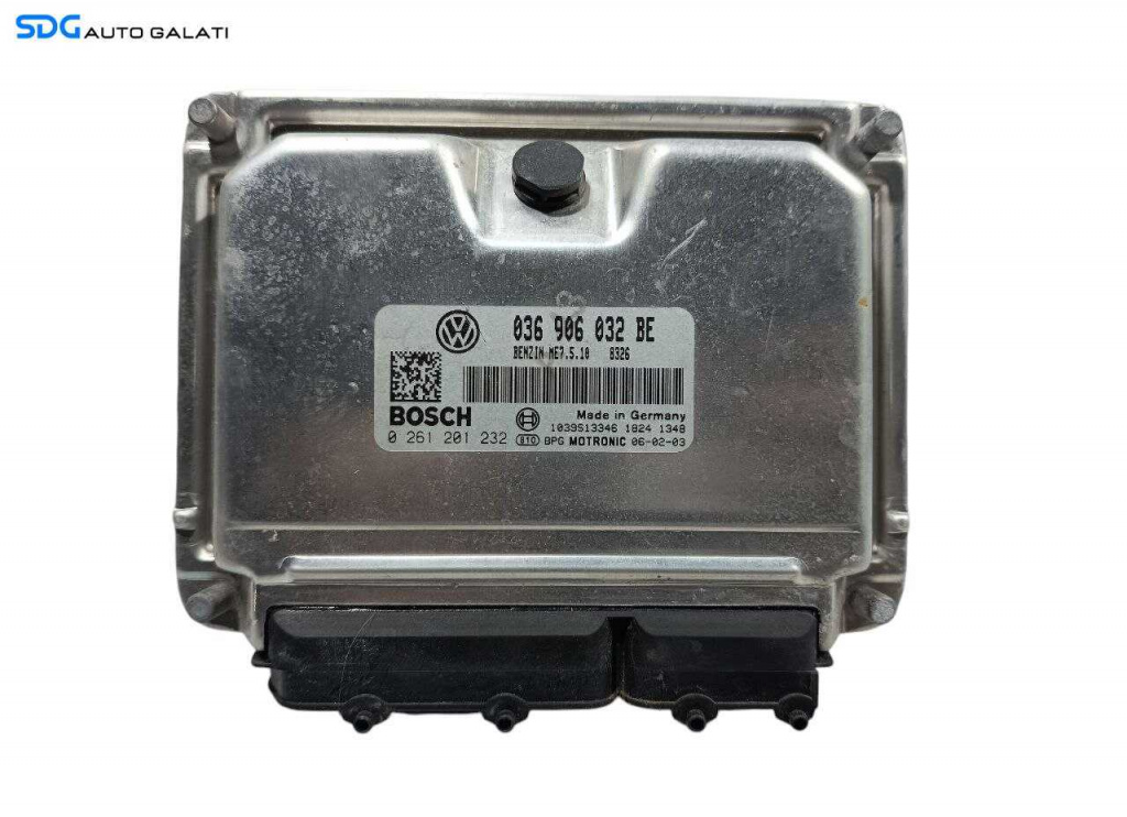 ECU Calculator Motor Volkswagen Golf 5 1.4 BCA Benzina 2004 - 2008 Cod 036906032BE 0261201232 [L7024] [L7025]