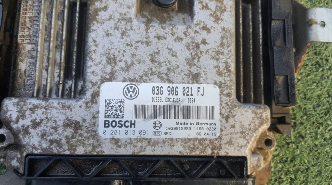 ECU Calculator Motor Volkswagen Golf 5 PLus 1.9 BLS 2004 - 2008 Cod 03G906021FJ 0281013091 [C1461]