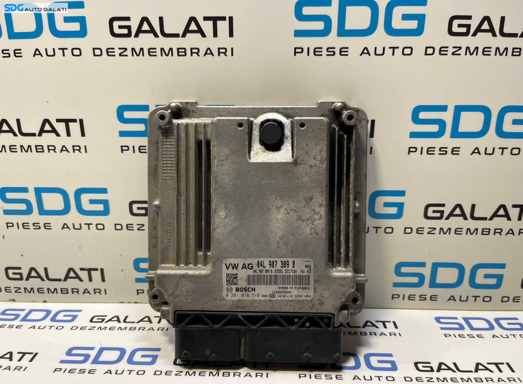 ECU Calculator Motor Volkswagen Golf 7 1.6 TDI 2013 - 2017 Cod 04L907309B 0281018510 [L2218]