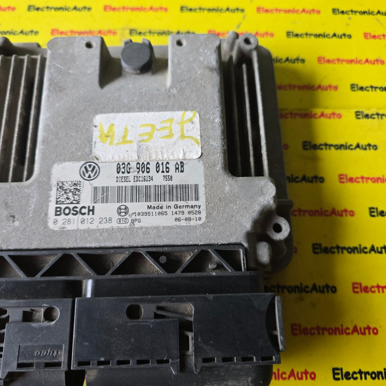 ECU Calculator motor VOLKSWAGEN JETTA, 03G906016AB, 0281012238,