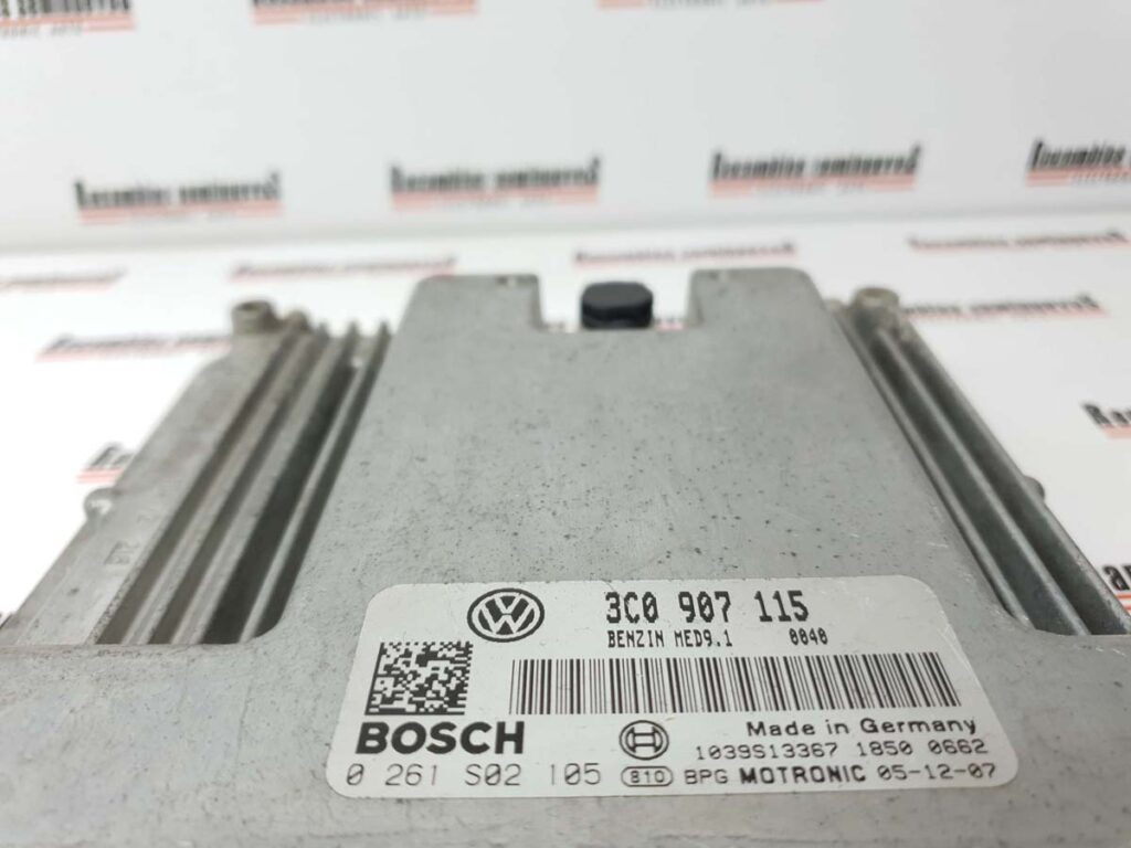 ECU Calculator Motor VOLKSWAGEN PASSAT, 0261S02105, MED91, 8P0907115,