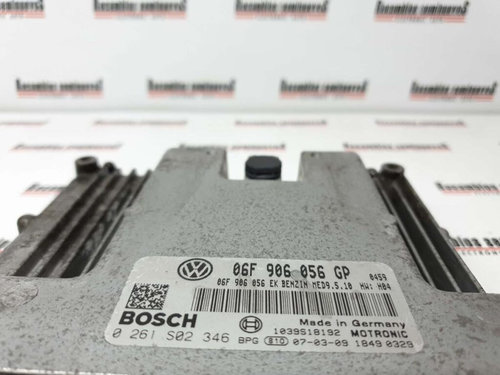 ECU Calculator Motor VOLKSWAGEN PASSAT, 0261S02346, MED9510, 03C906056GP,