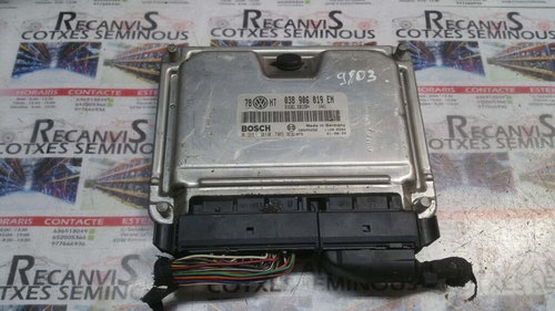 ECU Calculator Motor VOLKSWAGEN PASSAT, 0281010705, EDC15P+, 038906019EN,
