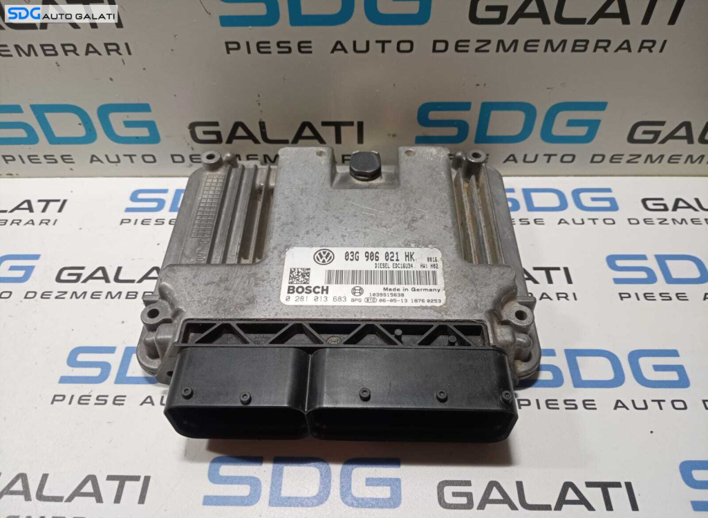 ECU Calculator Motor Volkswagen Passat B6 1.9 TDI 2005 - 2010 Cod 03G906021HK 0281013683 [M4385]