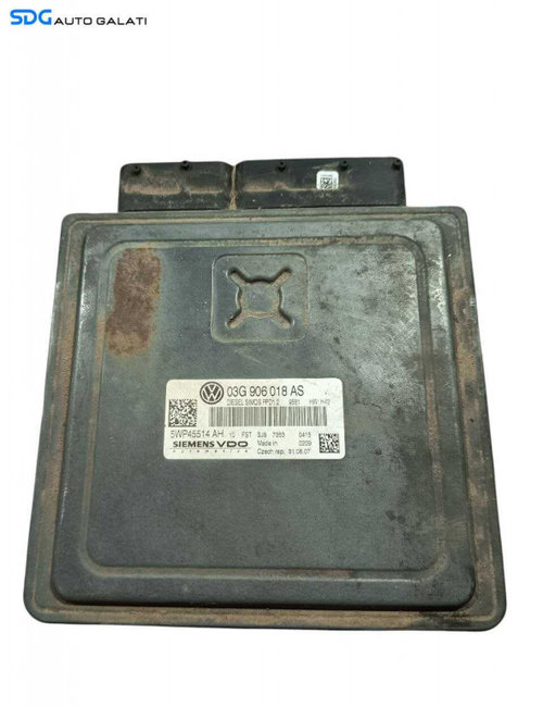 ECU Calculator Motor Volkswagen Passat B6 2.0 TDI 2005 - 2010 Cod 03G906018AS 5WP45514AH [L7128] [L7...