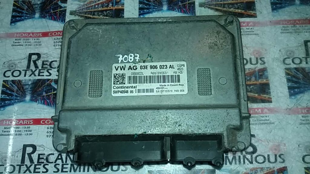 ECU Calculator Motor VOLKSWAGEN POLO, 03E906023AL, 5WP40546 05, 5WP4054605,